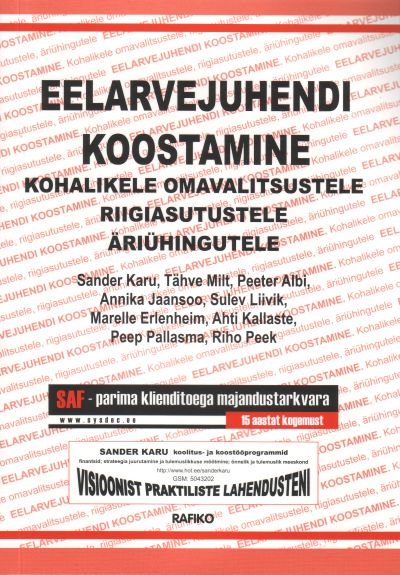EELARVEJUHENDI KOOSTAMINE KOHALIKELE OMAVALITSUSTELE...