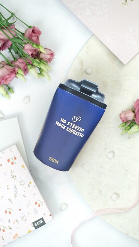 Seik kohvitermos terasest - espresso, 350 ml