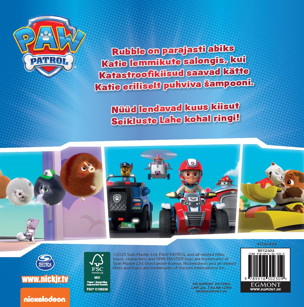 Paw Patrol. Kutsud päästavad lendu läinud kiisud - Nickelodeon