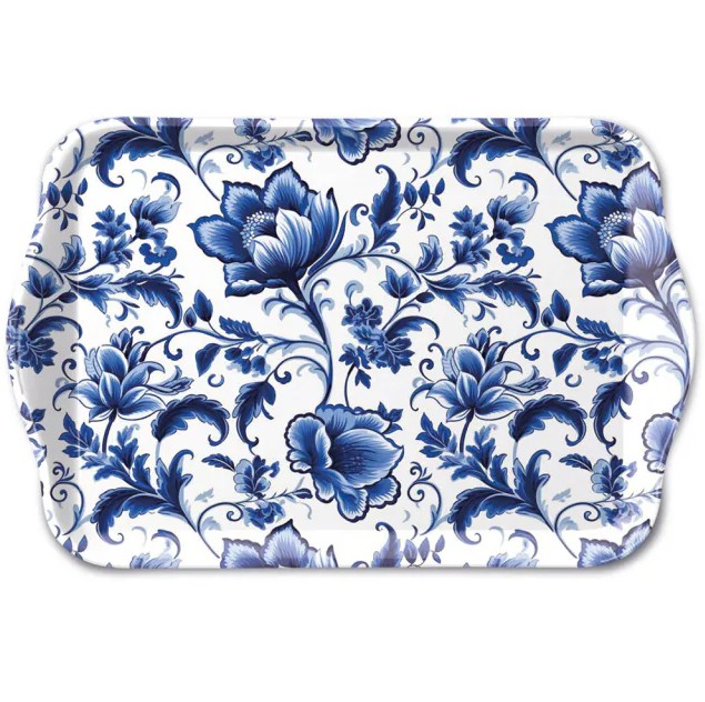 Kandik Delft Blue Florals, 13x21 cm 