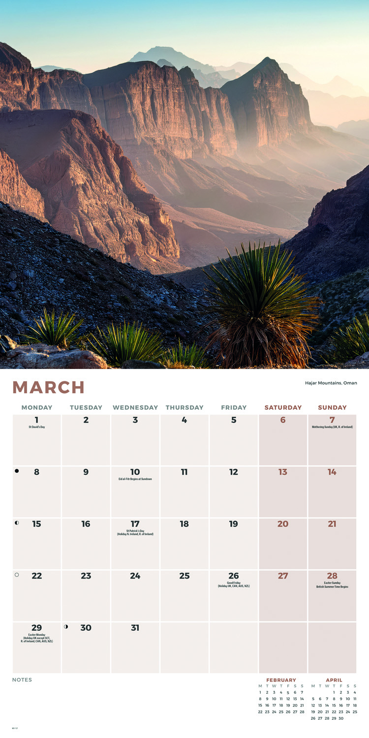 2027 seinakalender Mountains