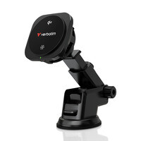 Autohoidik ja magnetkinnitusega juhtmevaba laadija Verbatim CND-02 Charge ‘n’ Drive Magnetic Wireless Car Charger, kinnitus esiklaasile, armatuurile või ventilatsiooniavasse, Sobiv Qi2 toega seadmetele, aktiivjahutus