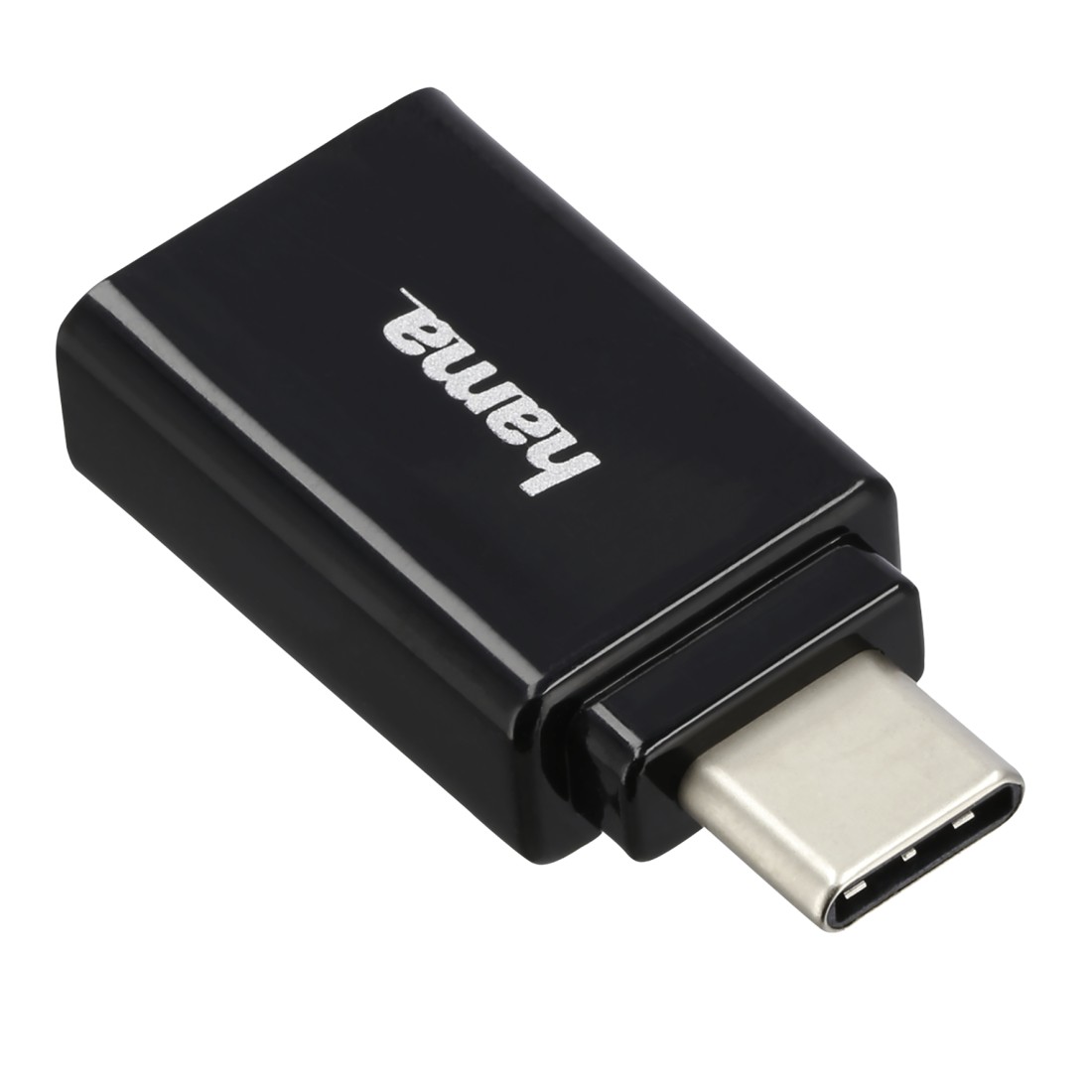 Adapter USB-C pistik USB-A pesa Hama OTG USB3.1 Gen1 5Gbit/s varjestatud