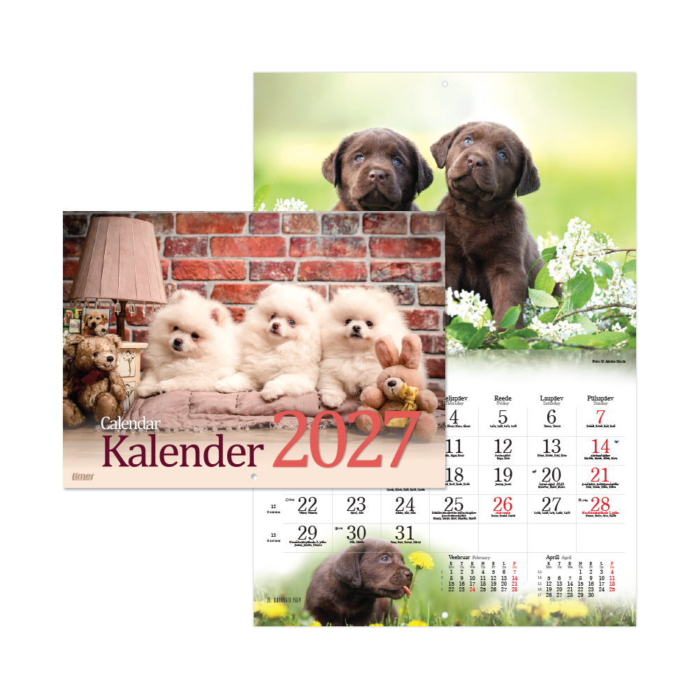 2027 Koerakalender