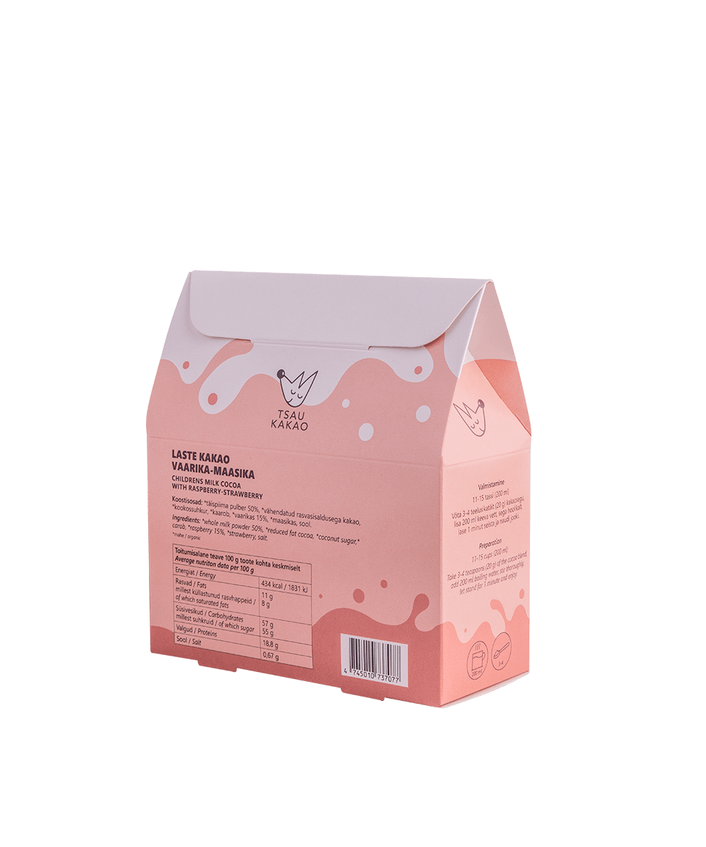 Laste kakao maasika-vaarika 225g