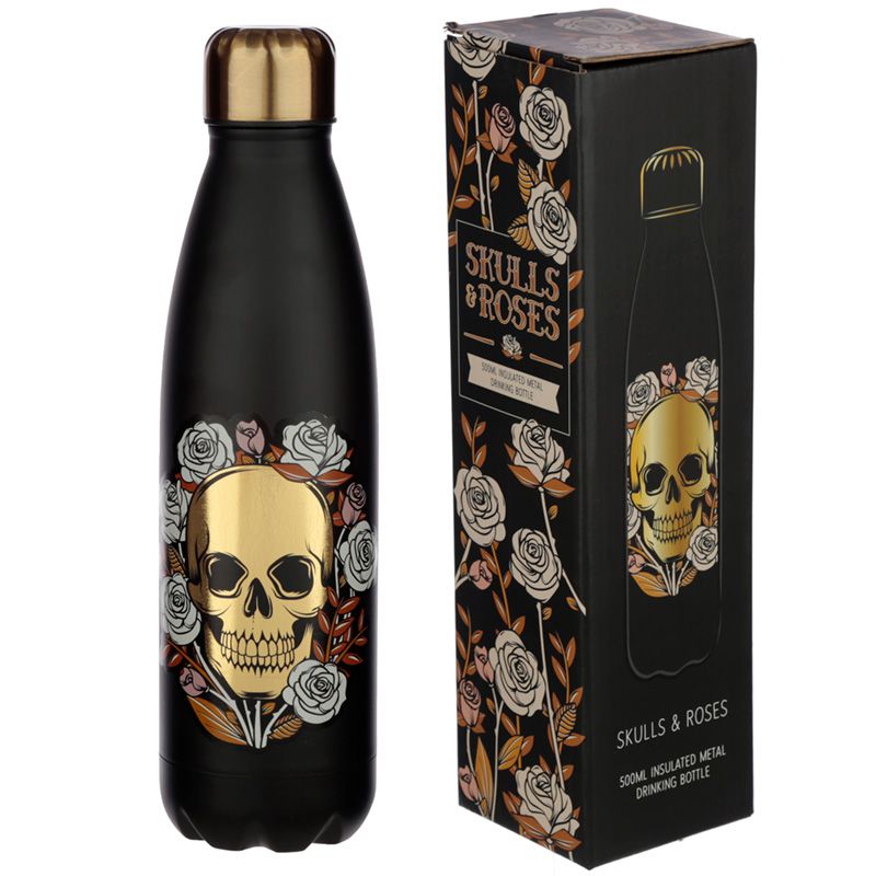 TERMOSPUDEL SKULLS & ROSES, 500ML