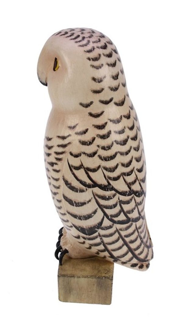 DEKORATIIVKUJU SNOWY OWL, 33.5CM