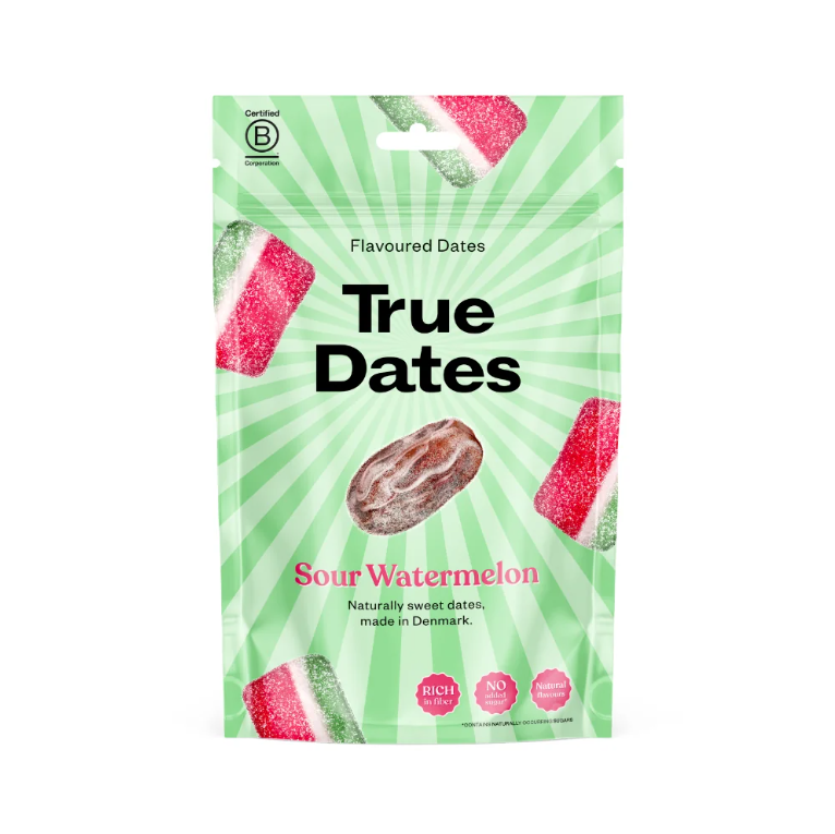 True Dates datlid Sour Watermelon 100g