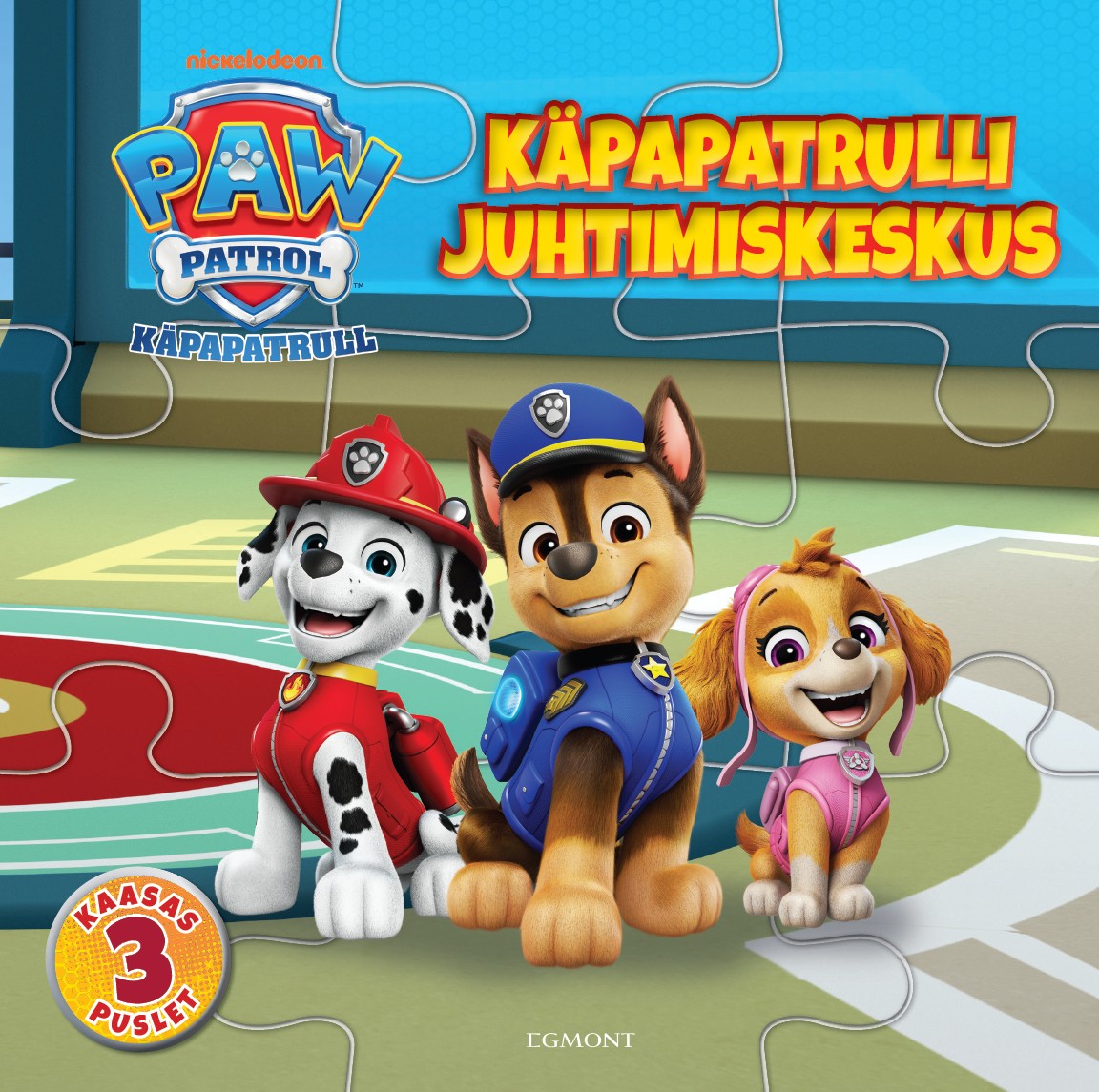 Paw Patrol. Käpapatrulli juhtimiskeskus. Pusleraamat