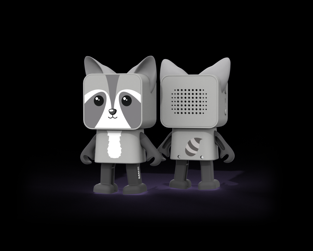 MOB KÕLAR BLUETOOTH 3W DANCING ANIMALS - RACCOON