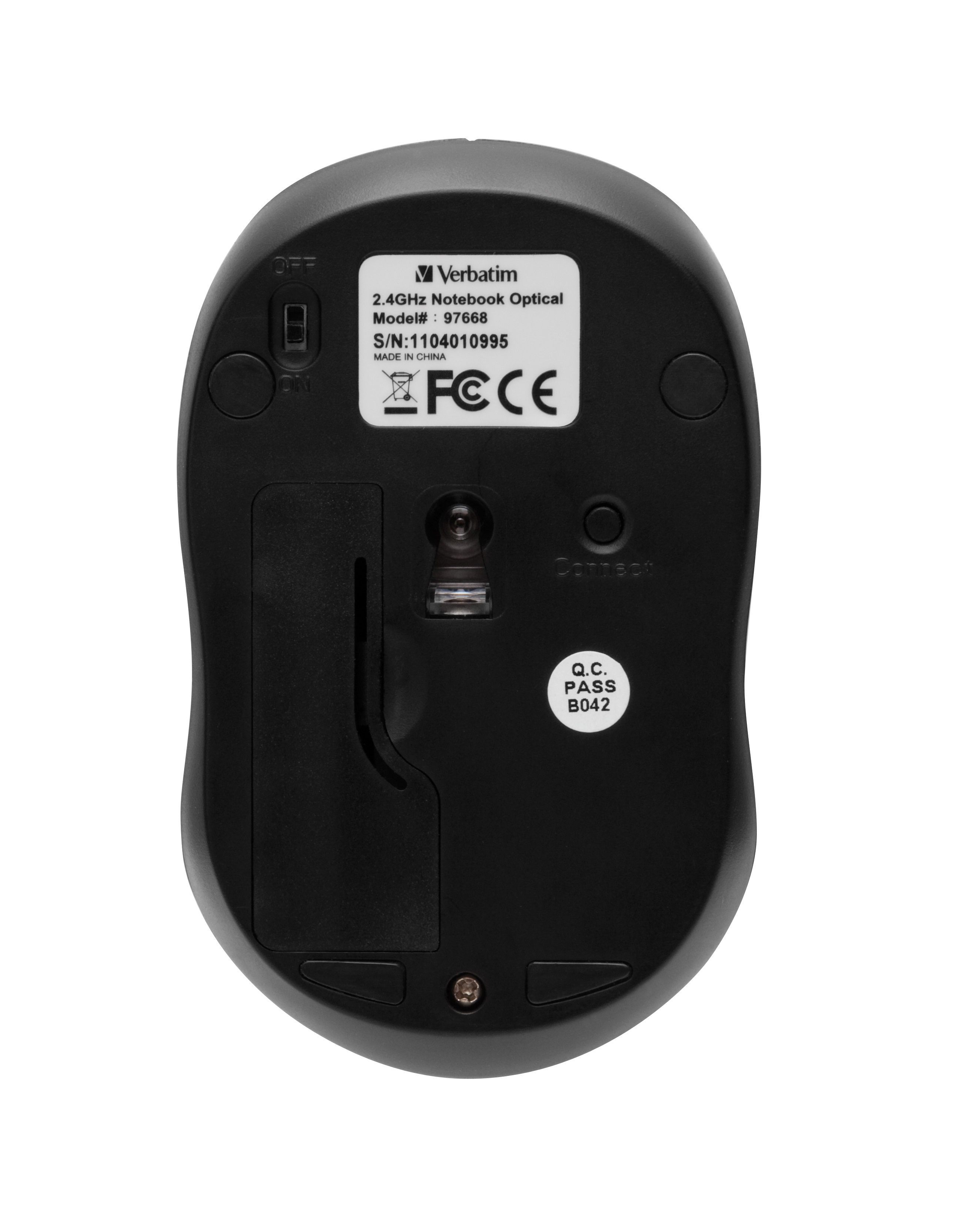 Hiir Verbatim Go Nano Wireless Mouse Hot Pink/roosa juhtmevaba 3-nuppu, 1600dpi, 2xAAA