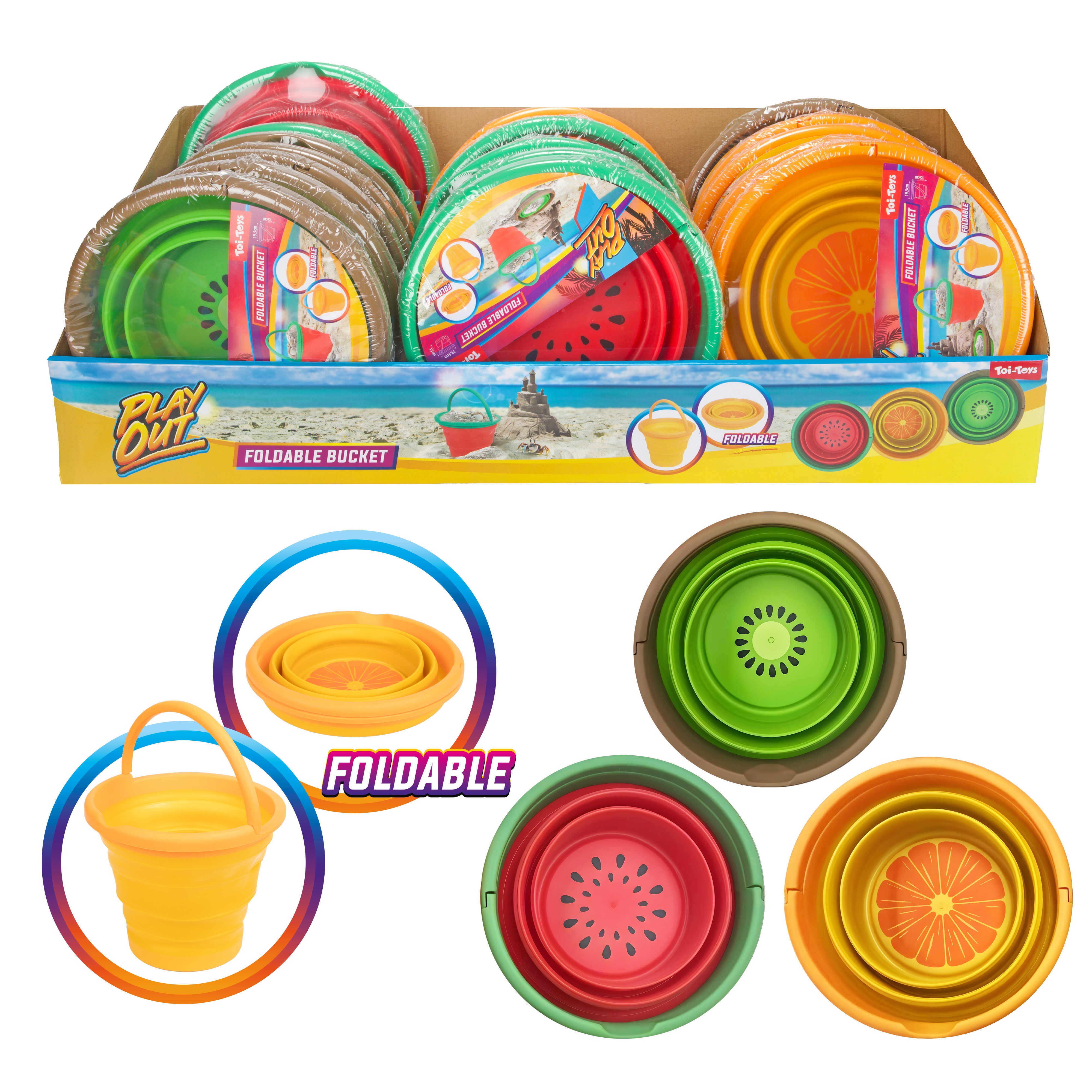 Kokkupandav rannaämber 19,5 cm puuviljad assortii
