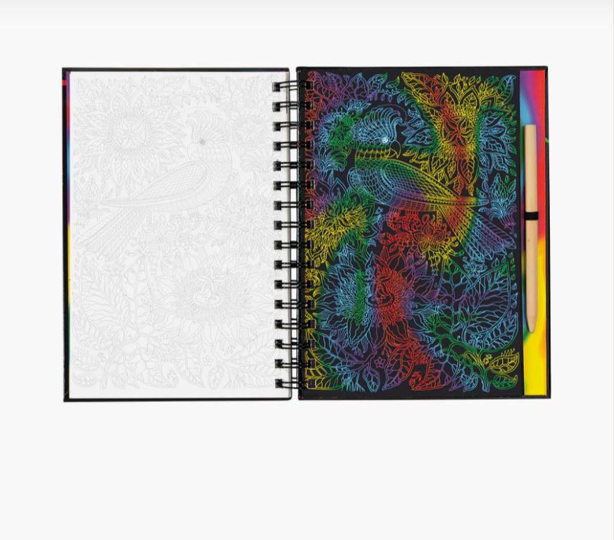 Tegevusraamat Scratch and Sketch, Animals