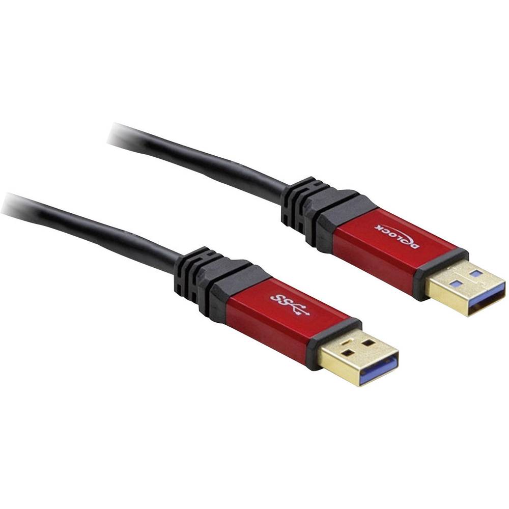 USB-kaabel USB3.0 kaabel A - A 5.0m, kullatud metall kestaga, premium