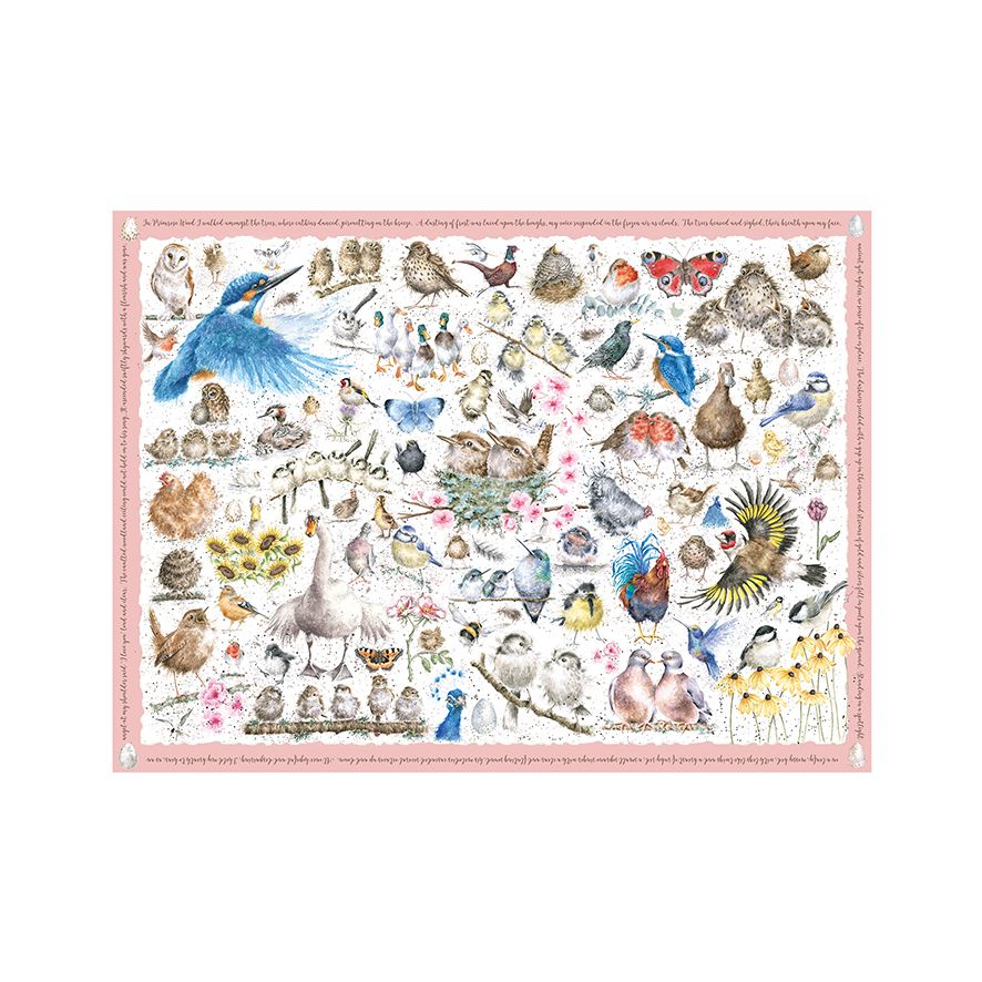 Wrendale pusle Garden Birds, 1000tk