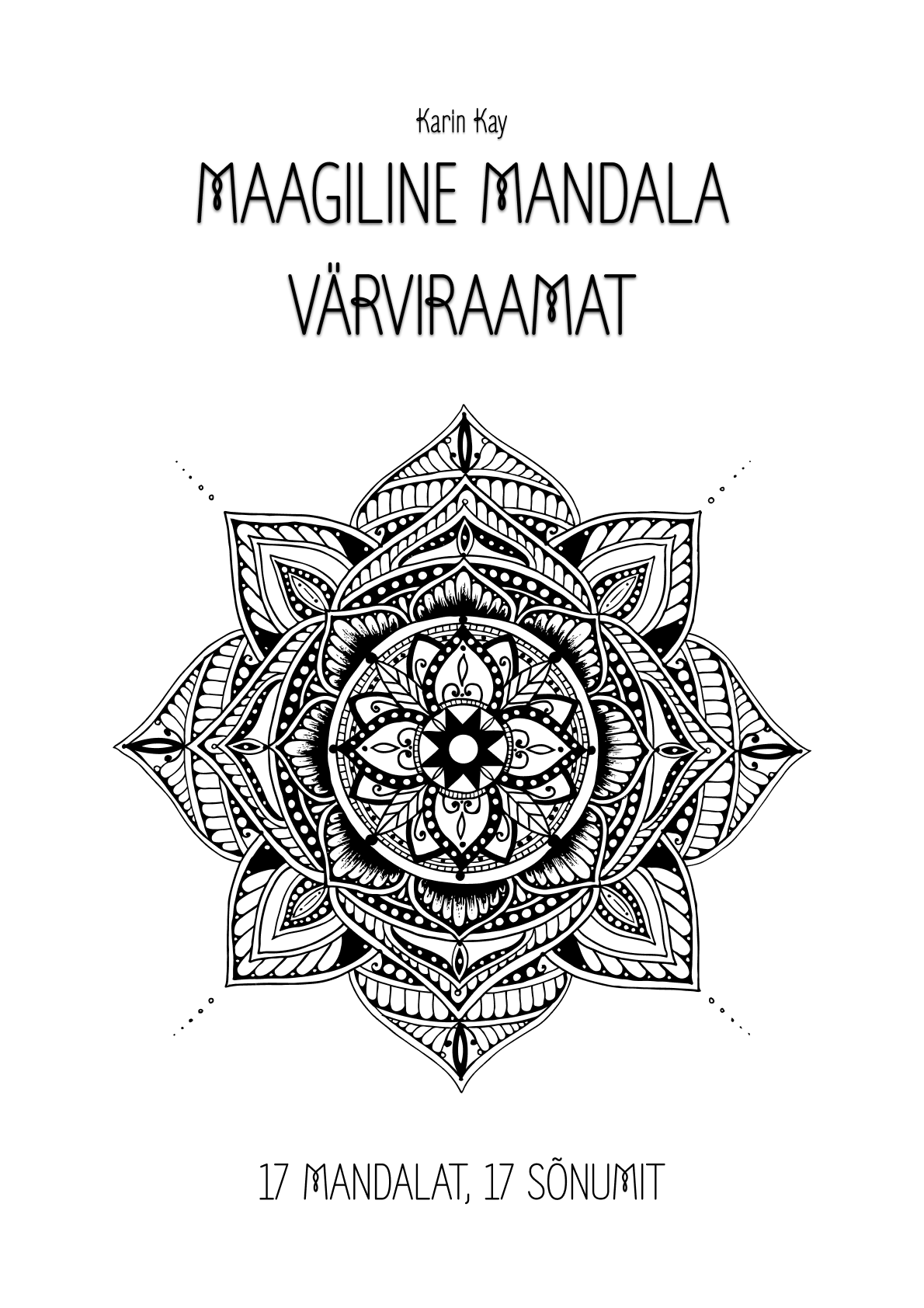 Maagiline mandala värviraamat