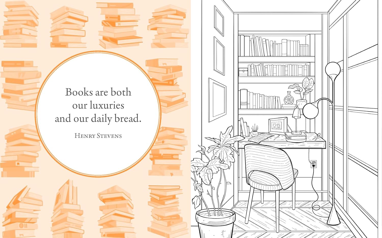 Book Lover's Colouring Book - Max Marin