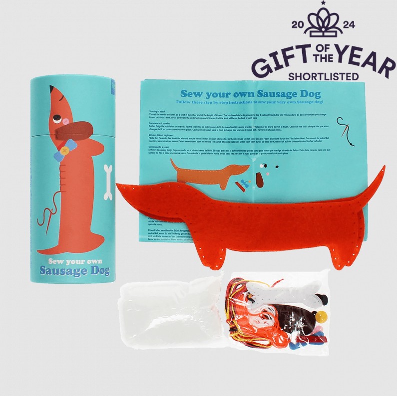 Käsitöökomplekt Sew Your Own Sausage Dog