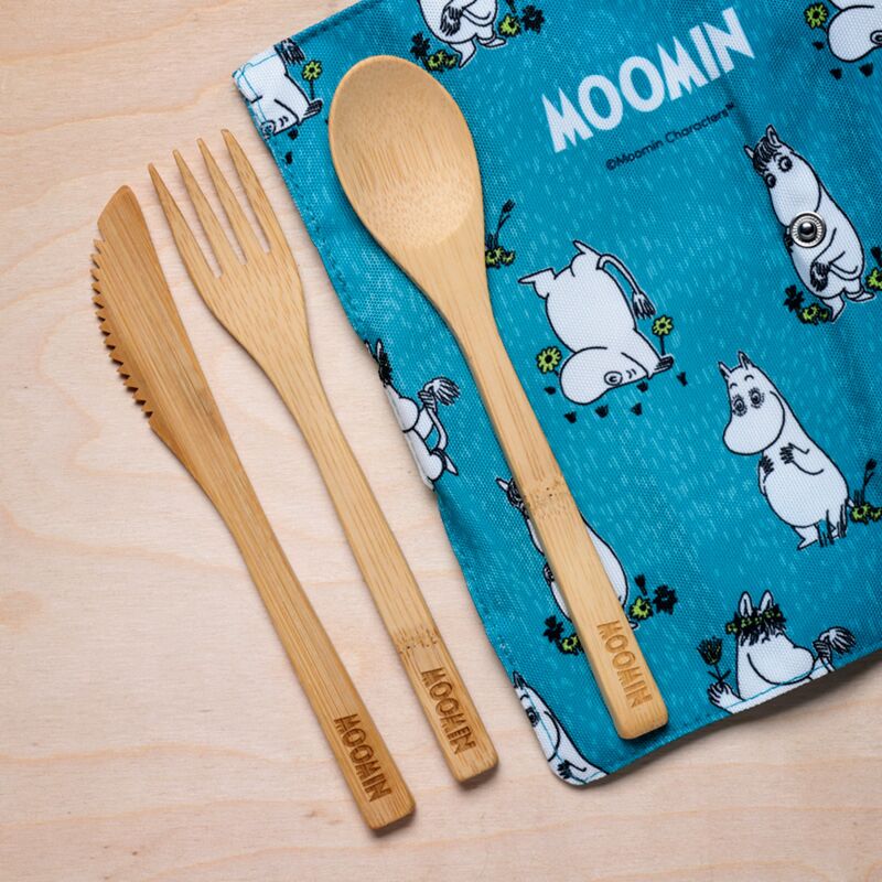 Söögiriistade komplekt Moomin, bamboo