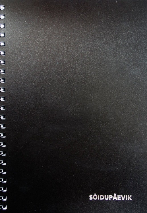 SÕIDUPÄEVIK 112 LEHTE, SPIRAALKÖIDE