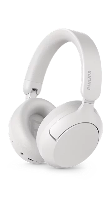 Kõrvaklapid Philips Wireless Headphones TAH6000WT/00 valged, ANC Pro, kõrvapealsed juhtmevabad kõrvaklapid