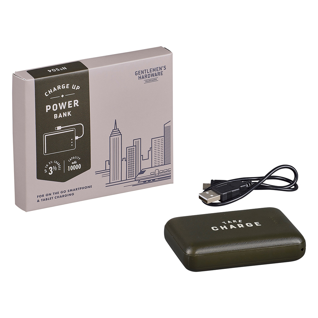 GENTLEMEN'S HARDWARE AKUPANK TAKE CHARGE, 10000MAH