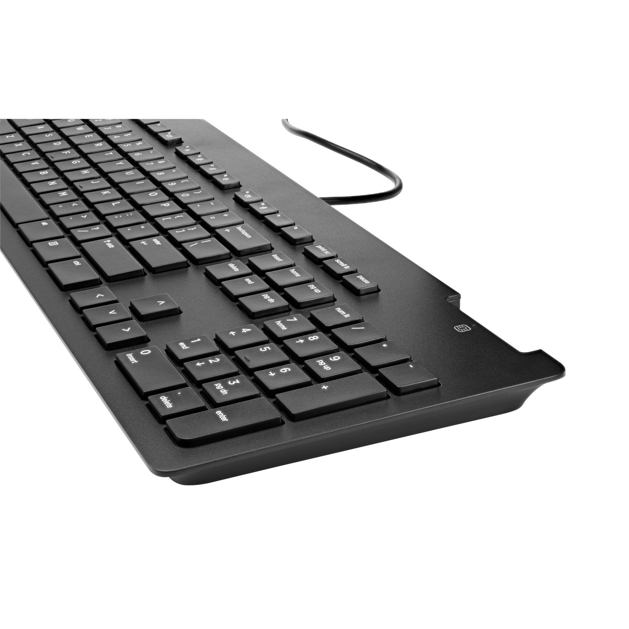 Klaviatuur HP Slim V2 CCID SmartCard (ID-kaardilugejaga) Estonian - eesti asetus, USB-kaabliga, must