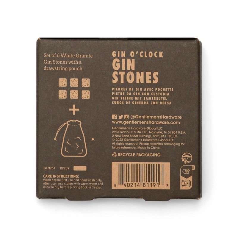 Gentlemen's Hardware ginikivid Gin O' Clock, 6tk