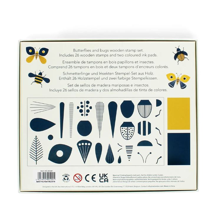 Templite komplekt Butterflies and Bugs