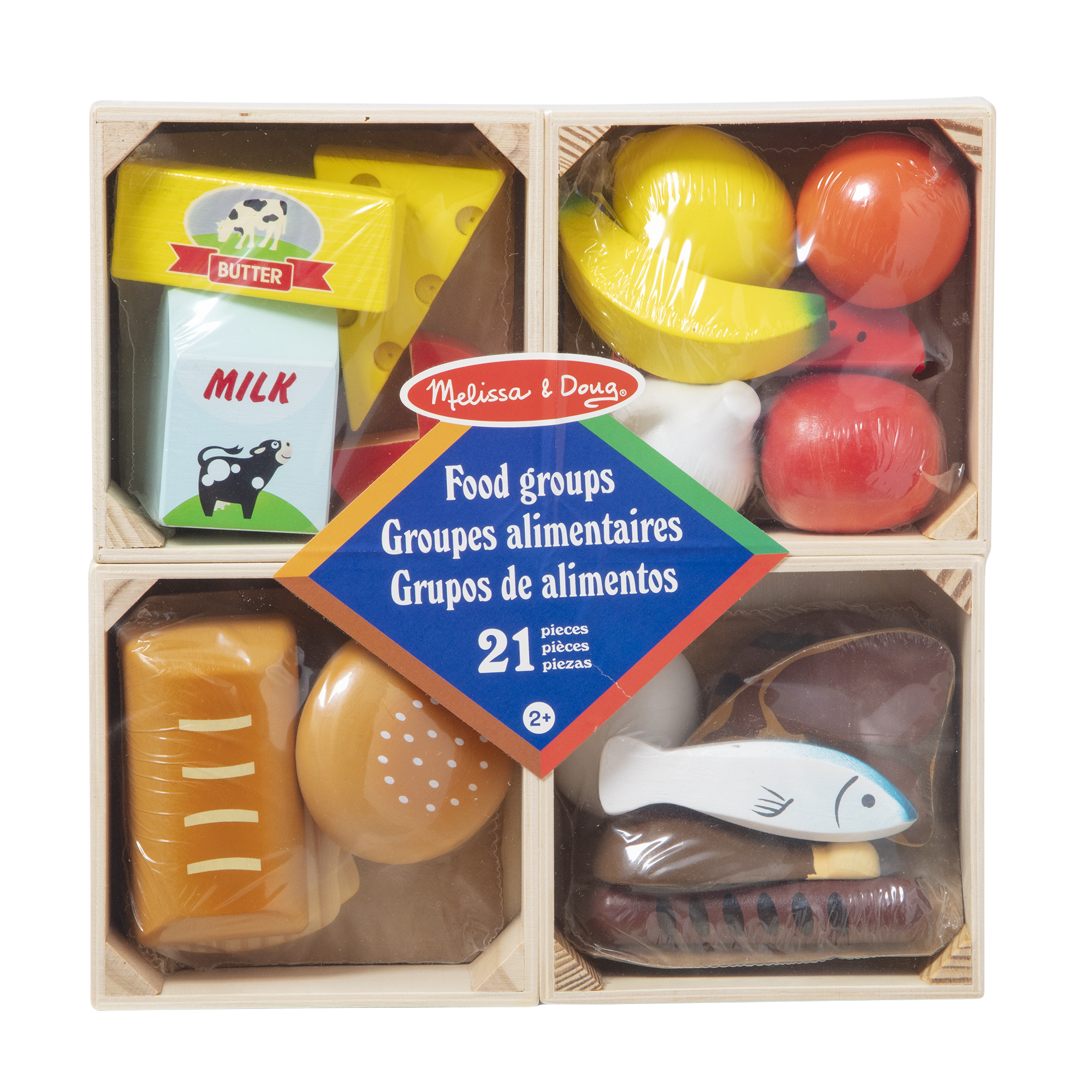 MELISSA & DOUG mängukomplekt Toidugrupid