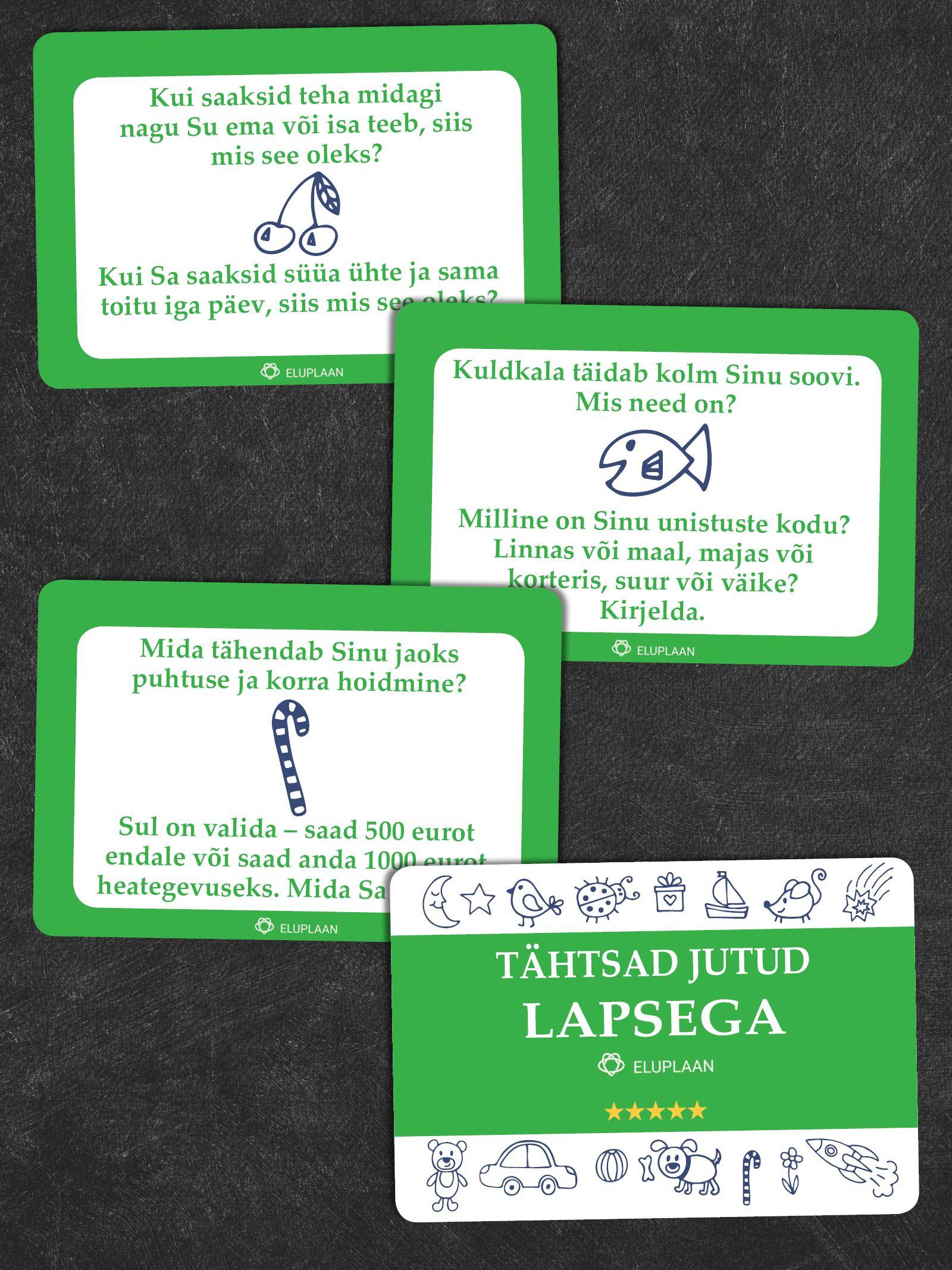 VESTLUSKAARDID TÄHTSAD JUTUD LAPSEGA - Maia Tihvan