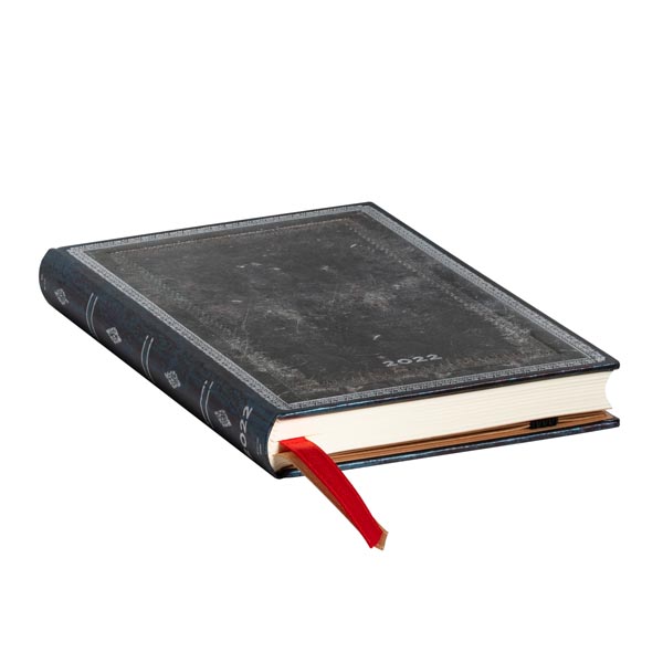 2022 Paperblanks Horizontal Mini Midnight Steel