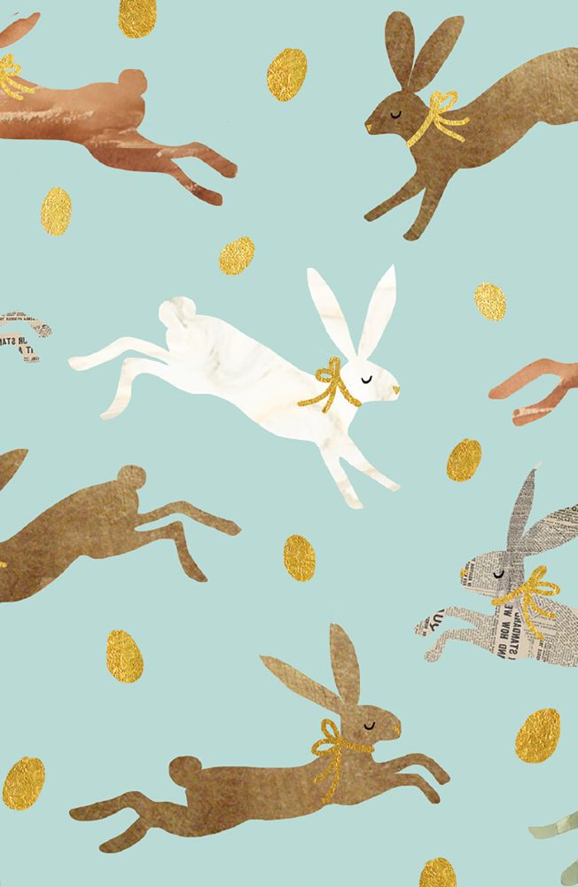 Lihavõttekaart Eggs & Hares