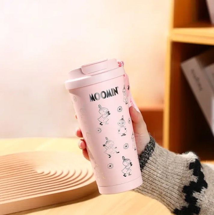 Moomi Termoskruus Väike My Roosa kinkekarbis,580ml