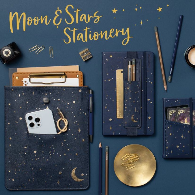 Märkmik Bookaroo, A5, Moon & Stars