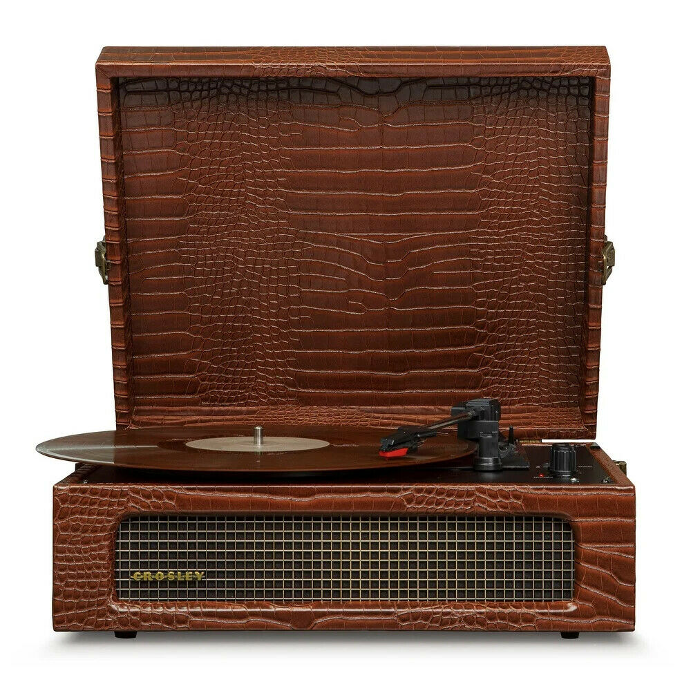 CROSLEY VINÜÜLPLAADIMÄNGIJA VOYAGER, BROWN CROCODILE