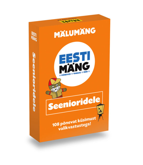 Kaardimäng Eesti mäng. Seenioridele