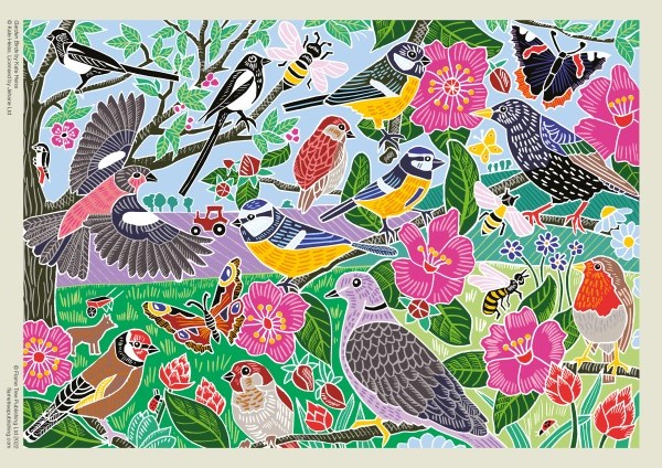 Pusle Garden Birds (Kate Heiss), 1000tk