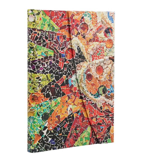 2027 Paperblanks 12-kuud, Horizontal Midi Gaudi’s Sun