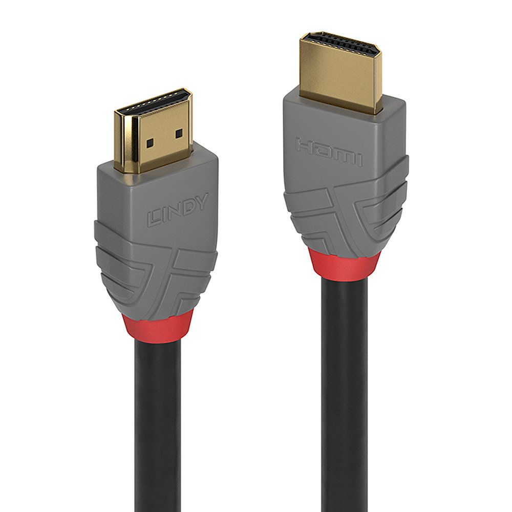 Kaabel HDMI-HDMI 10.0m UHD 4096x2160@60Hz 4K 3D HEC ARC, ANTHRA, Standard HDMI2.0, 24AWG triple shielded