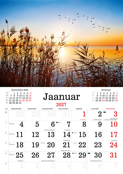Kalender Merevaated 2027