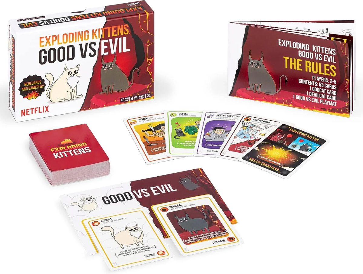 Kaardimäng Exploding Kittens Good vs Evil