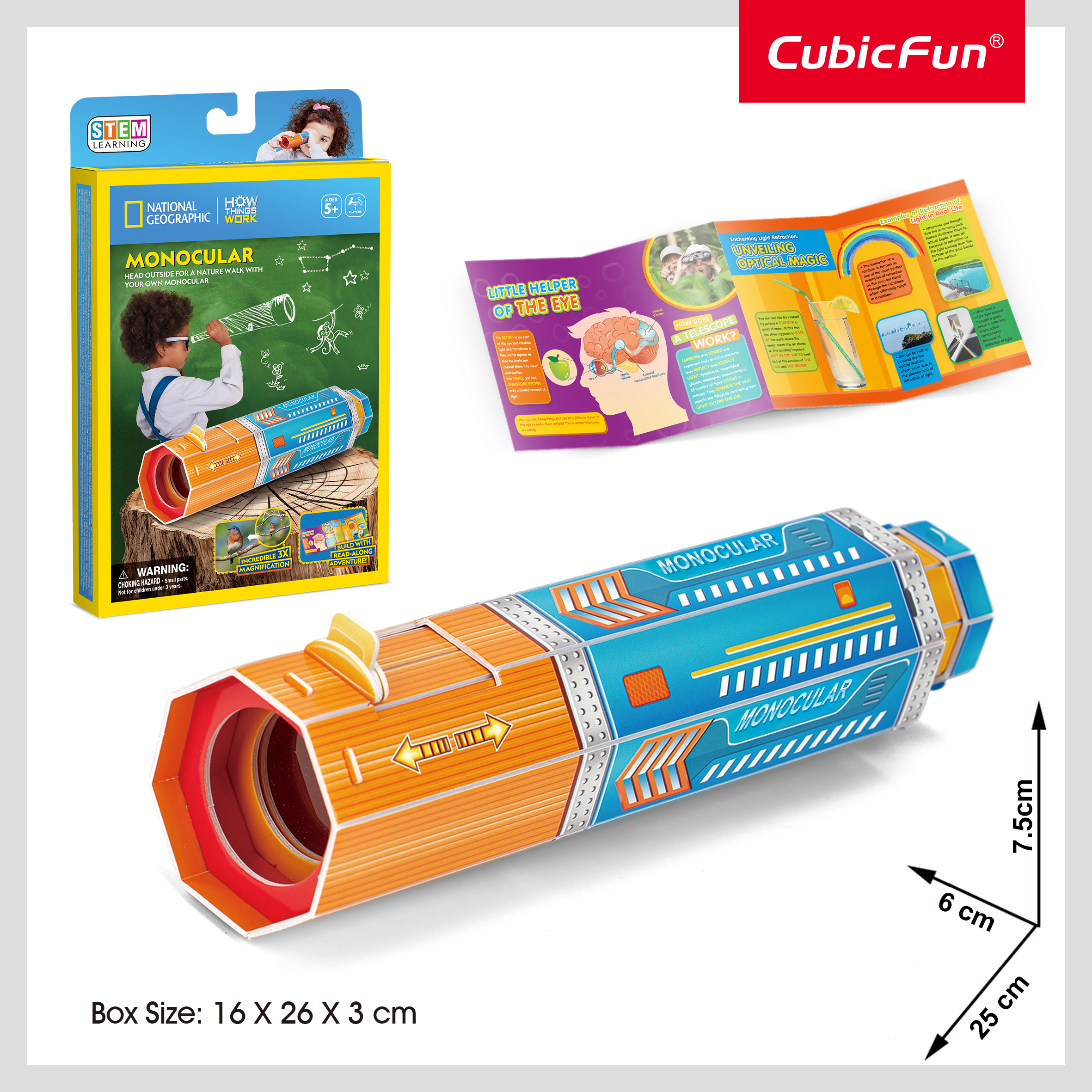CUBIC FUN National Geographic 3D pusle Pikksilm