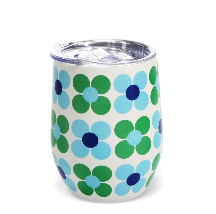 Reisikruus Blue and green Daisy, 350ml