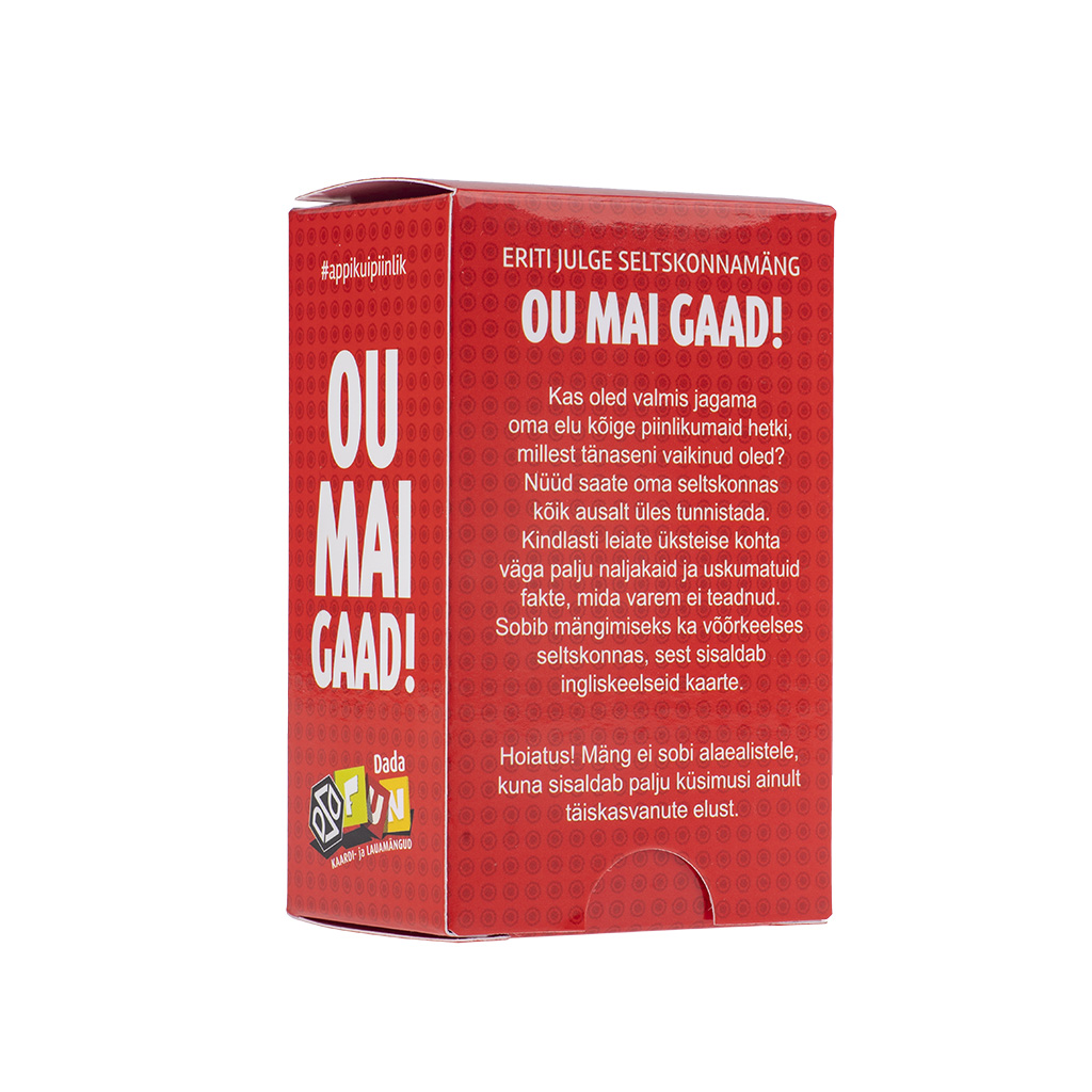 SELTSKONNAMÄNG OU MAI GAAD!