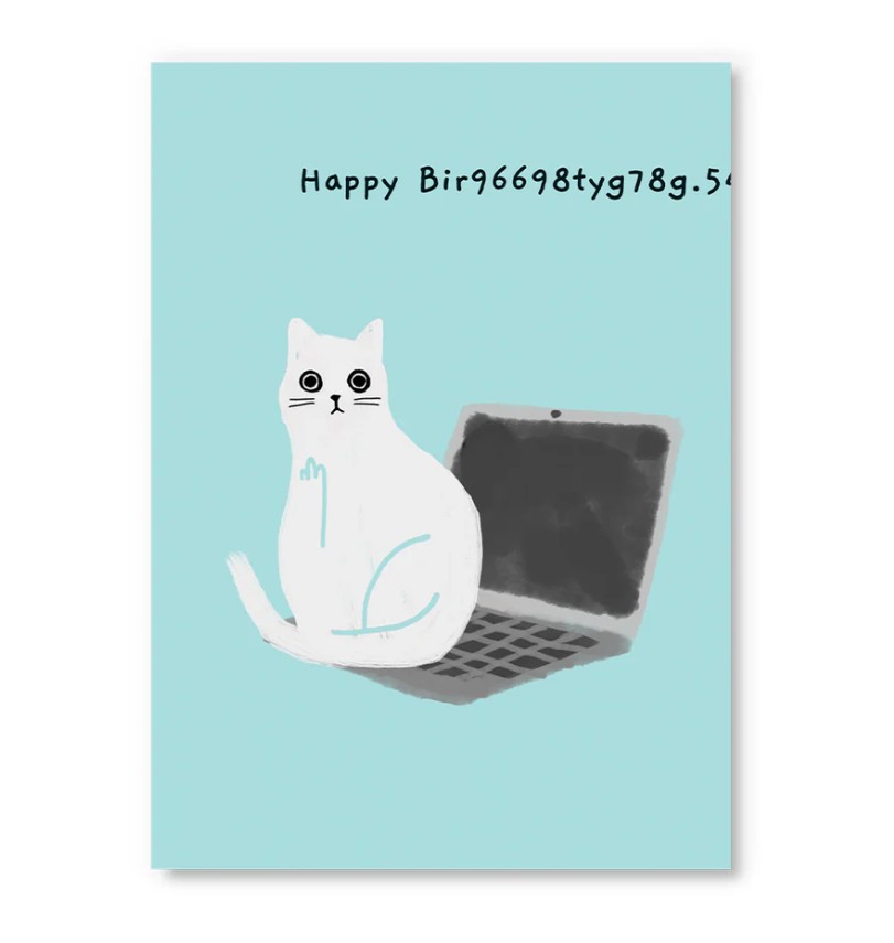Postkaart Happy Bir9669..