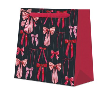 Kinkekott Toasted Crumpet Bows Noir, Small