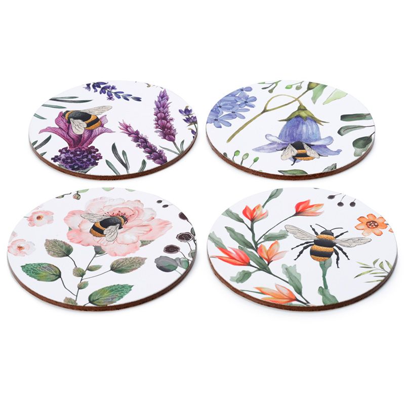 Klaasialuste komplekt Nectar Meadows, 4tk