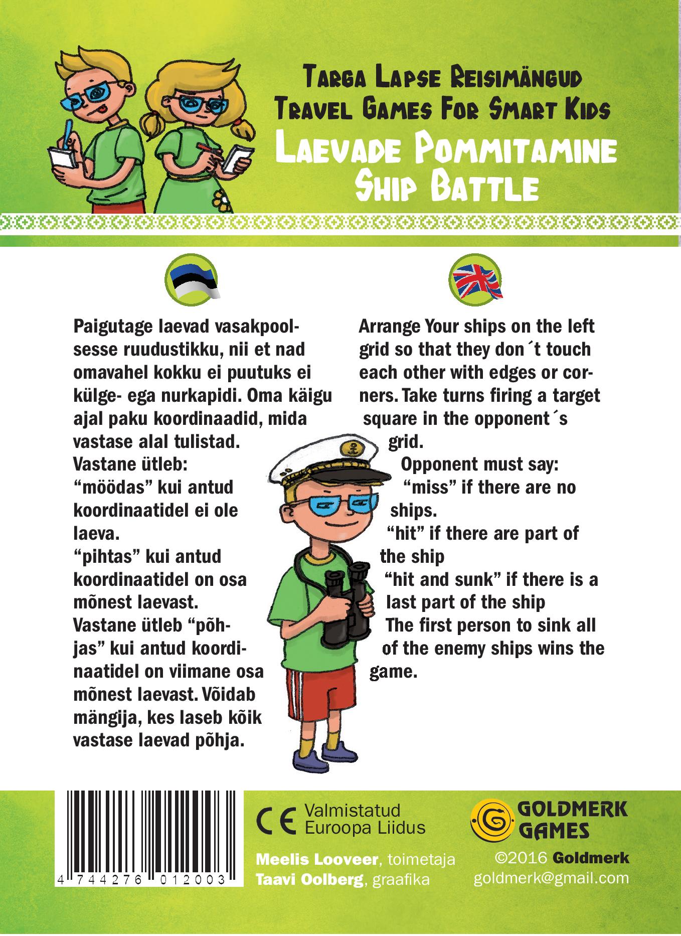 REISIMÄNG LAEVADE POMMITAMINE