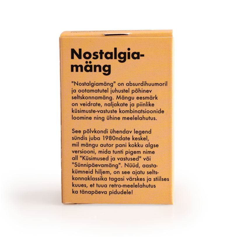 Kaardimäng Nostalgia